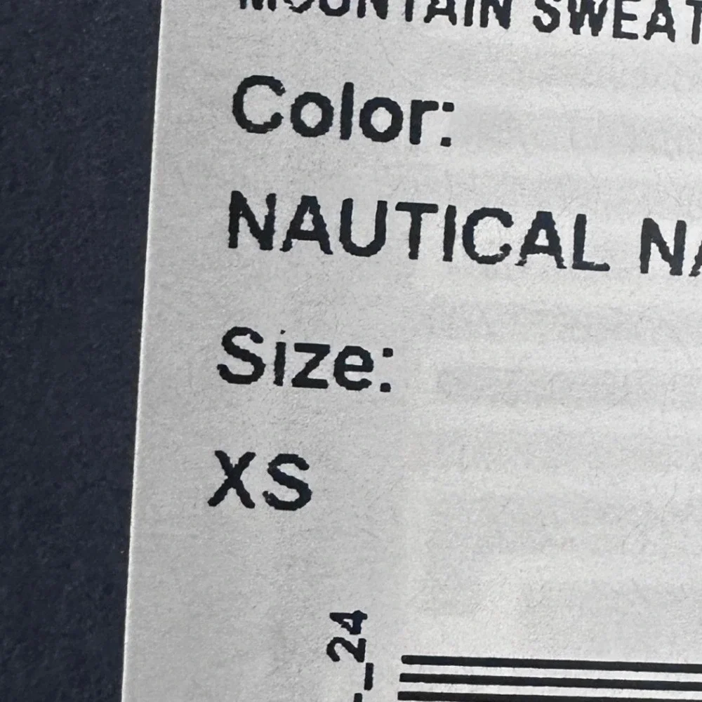 Vineyard Vines Mens Mountain Sweater Fleece Vest Nautical Navy‎ Full Zip Blue XS